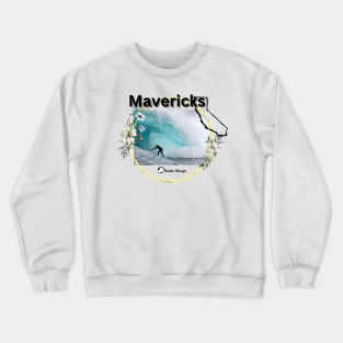 California Surf Break Mavericks Crewneck Sweatshirt